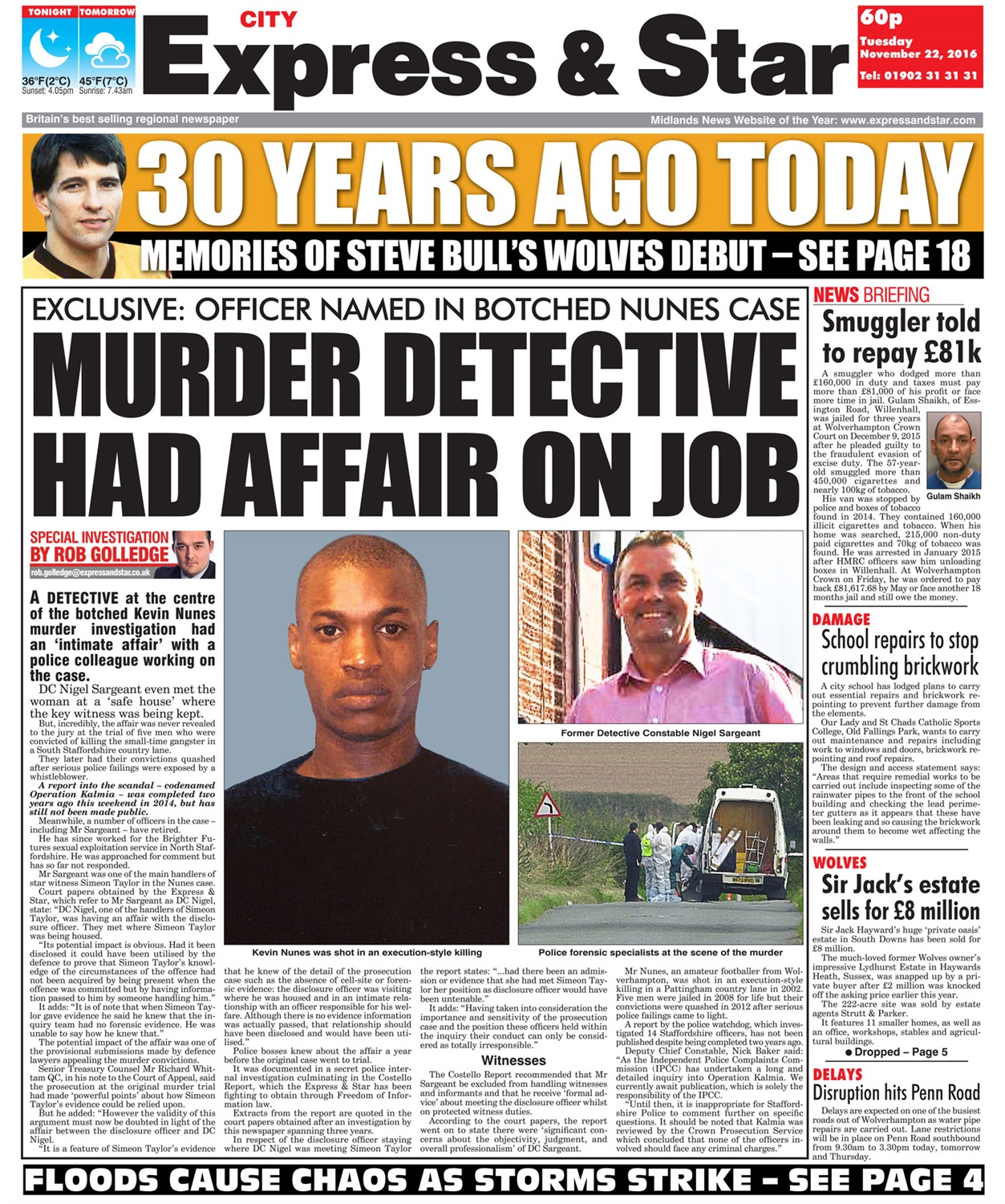 Express and Star - Nunes front