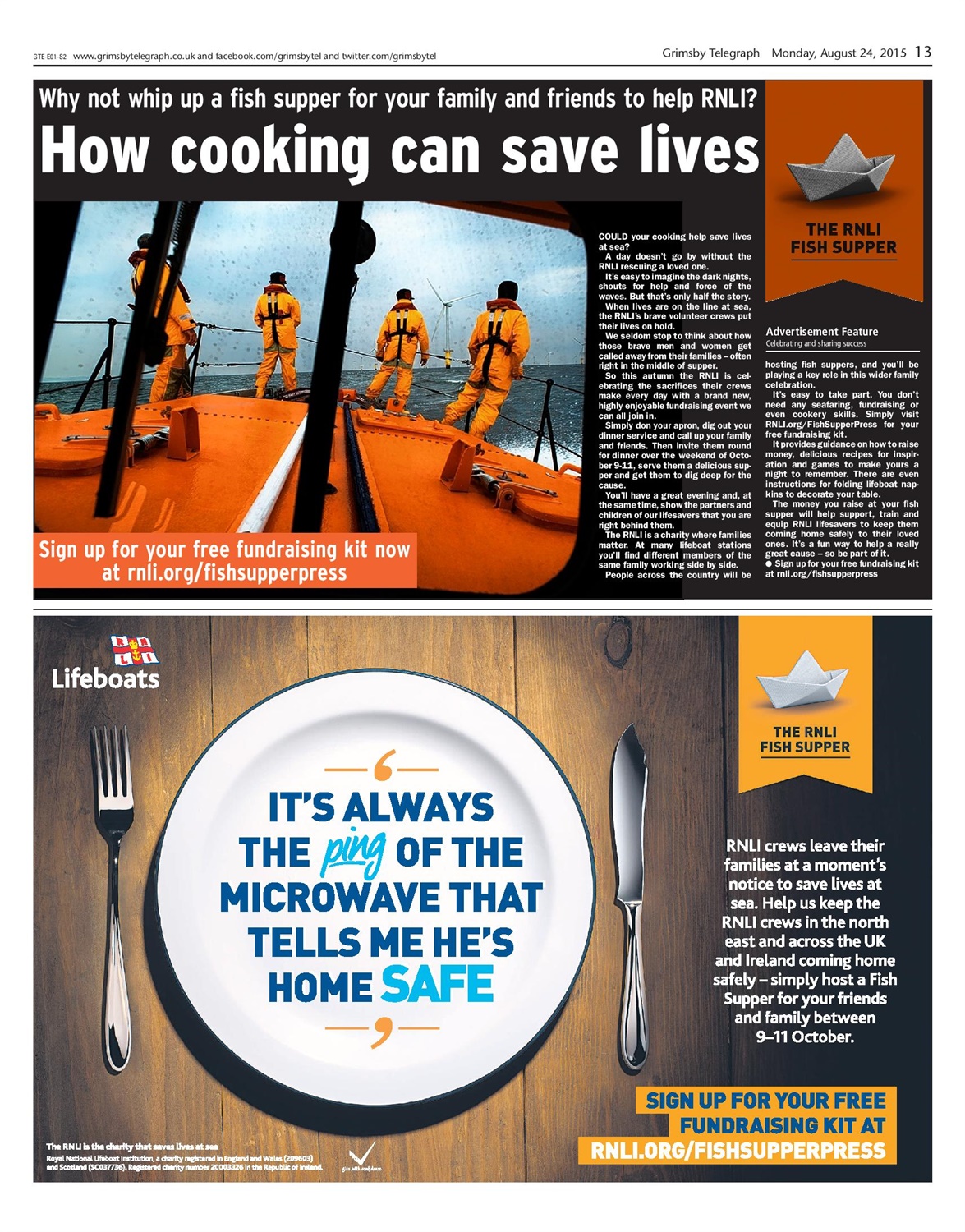 Featurelink RNLI Grimsby Featurelink RNLI Grimsby