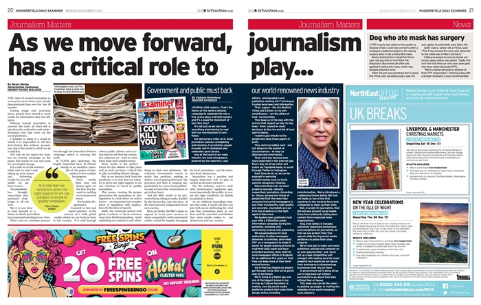 Huddersfield JM spread Huddersfield JM spread