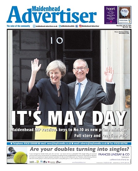 Maidenhead Advertiser May front1