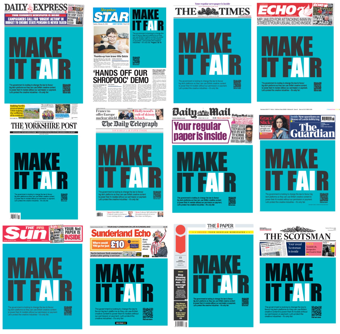 UK Creative Industries Launch ‘Make it Fair’ Campaign Against AI Content Theft