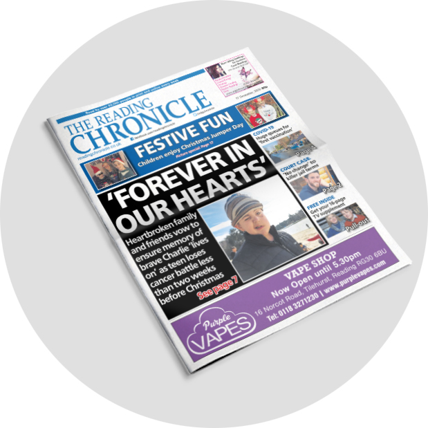 Reading Chronicle -Help Save Charlie Reading Chronicle -Help Save Charlie
